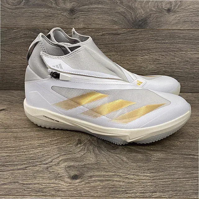 Adidas Adizero Impact Training Shoes Mens 10.5 White Silver Gold IF8497