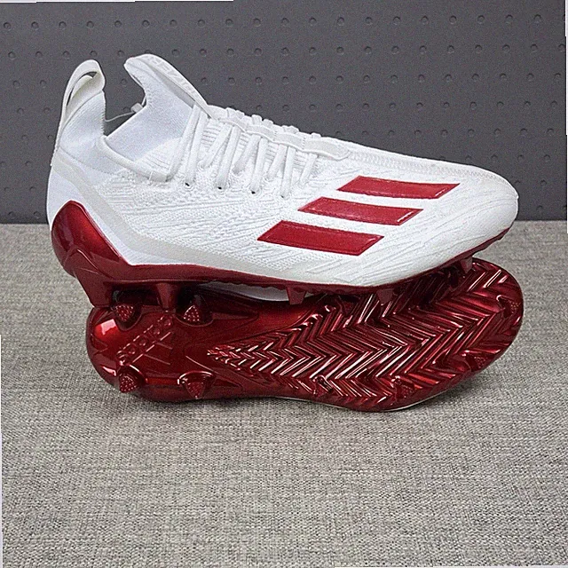 Adidas Adizero Primeknit Men's Size 14 Football Cleats White Red HP8740