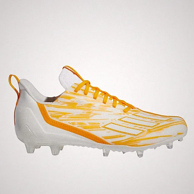 adidas Adizero Soccer Cleats Mens Orange, White Sneakers Athletic Shoes GZ6916