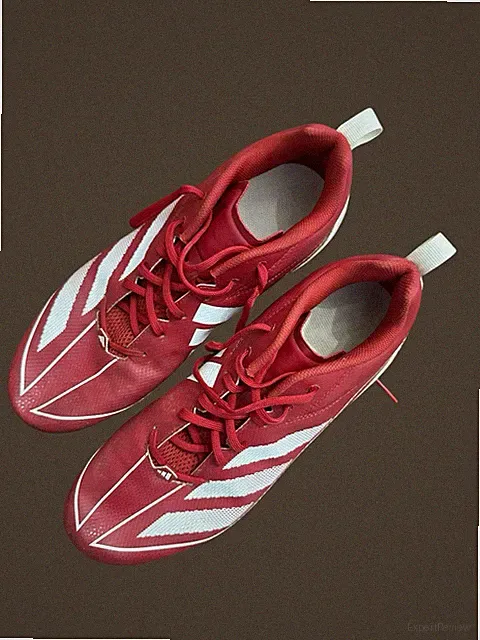 Adidas Adizero Soccer Outdoor Cleats Shoes Red White Men's Size 12.5 Football