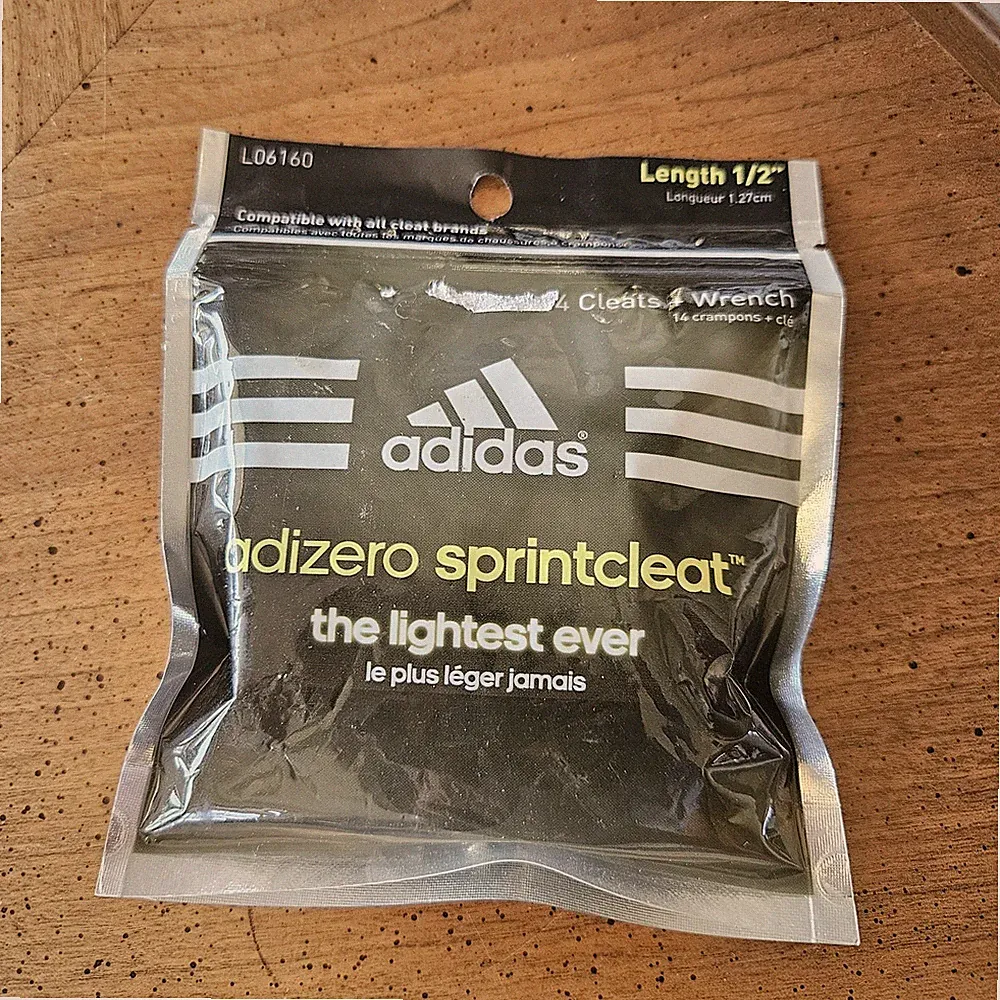Adidas ADIZERO Soccer Sprintcleats Length ½ Inch Wrench Replacement Screw Cleats