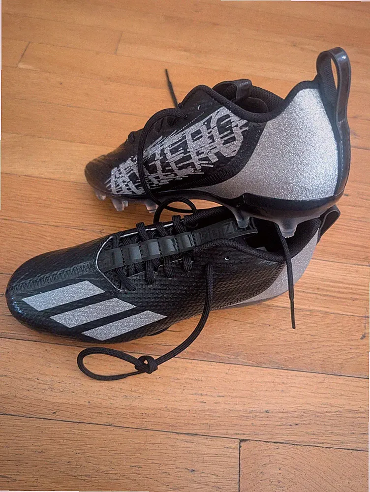 adidas Adizero Spark "Nightstrike Pack" Soccer Cleats Black/Silver Boys 5.5