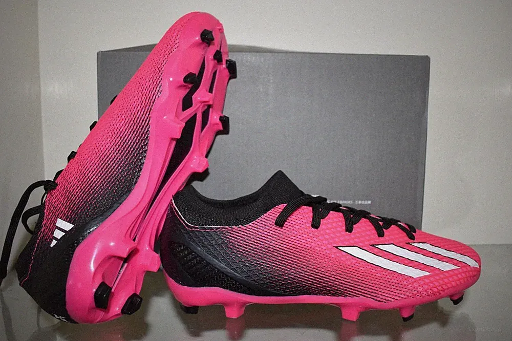 adidas Adults’ X Speedportal .3 Firm Ground Soccer Cleats GZ5076 Pink/Black NIB