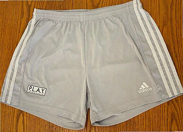 Adidas Aeroready Primegreen Women’s M Gray Soccer Shorts Drawstring