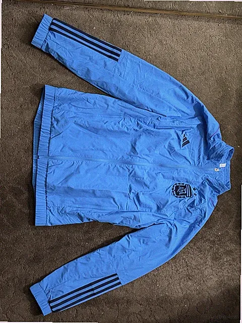 Adidas AG 2022 Asociación del Fútbol Argentino Pre-Match Jacket Pulse Blue