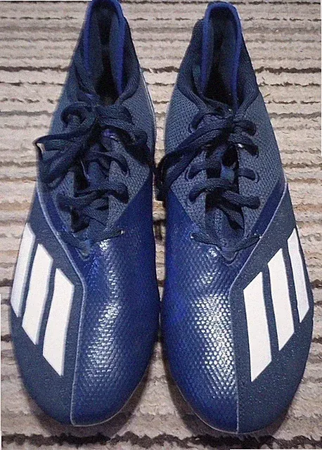 Adidas ART FX4250 Football Soccer Cleats Blue/White Sz 14 Men's S