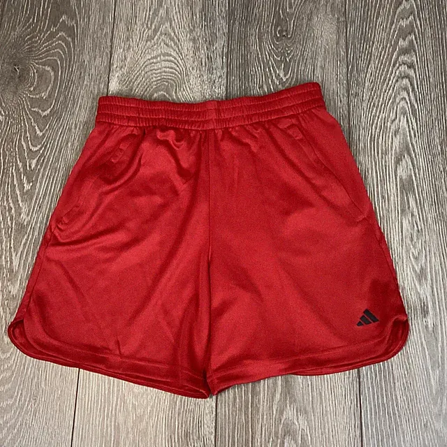 ADIDAS Axis Knit 4.0 Men’s 7” Inseam Red Shorts M Soccer Active Short