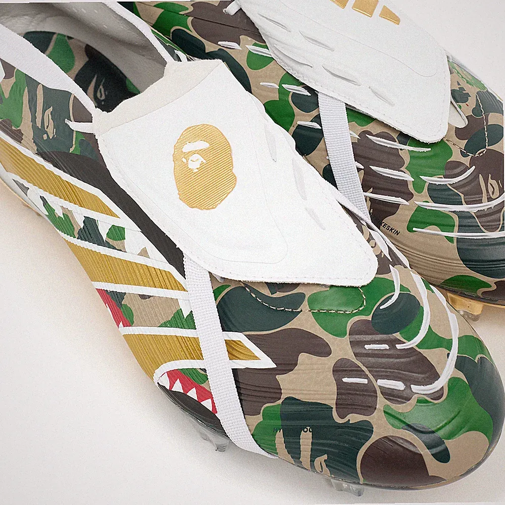 adidas Bape Predator Elite Foldover Tongue Firm Ground Boots Soccer Cleats Shoes
