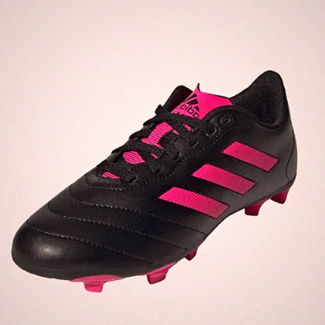 Adidas Big Kids Goletto VIII Firm Ground Soccer Cleats Size 2 Black Pink NWOB