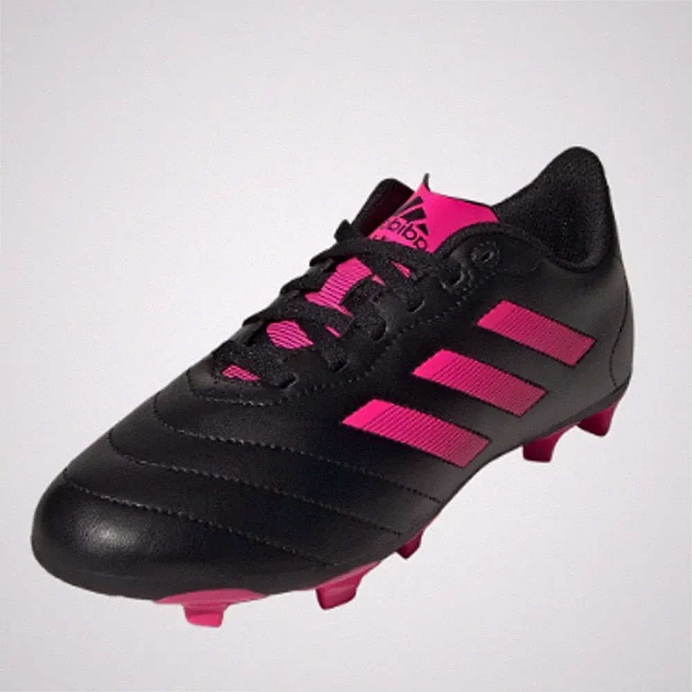 Adidas Big Kids Goletto VIII Firm Ground Soccer Cleats Size 3.5 Black Pink NWOB