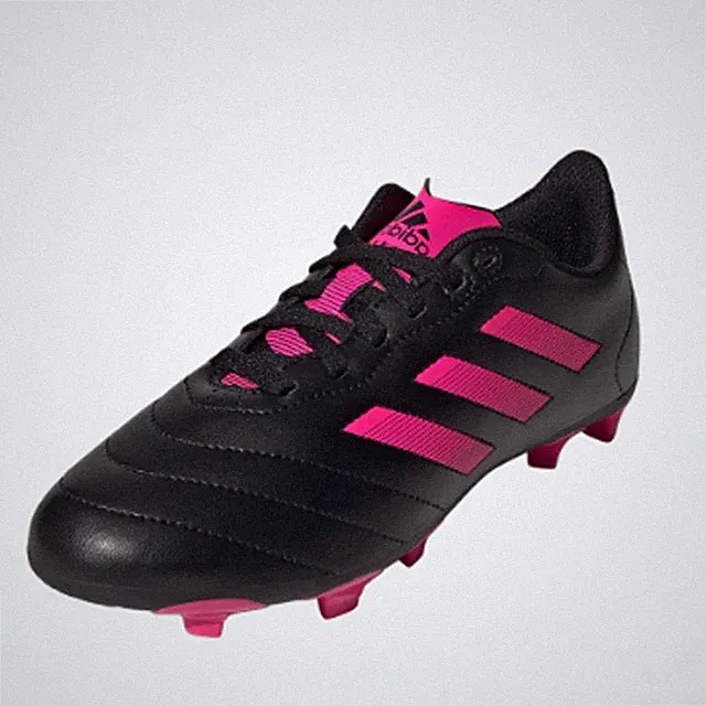 Adidas Big Kids Goletto VIII Firm Ground Soccer Cleats Size 5 Black Pink NWOB