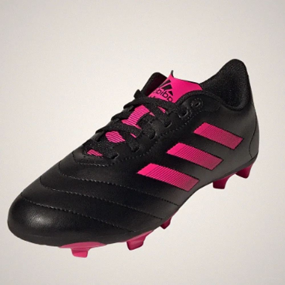 Adidas Big Kids Goletto VIII Firm Ground Soccer Cleats Size 6 Black Pink NWOB