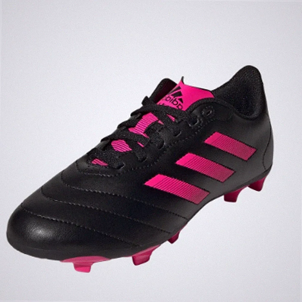 Adidas Big Kids Goletto VIII Firm Ground Soccer Cleats Size 6 Black Pink NWOB