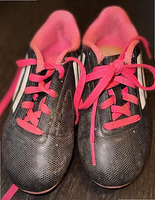 Adidas Black and Pink Girls Cleats Size 11