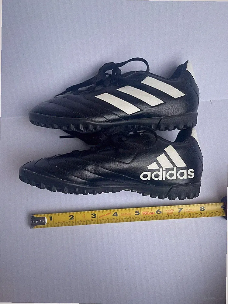 Adidas Black Goletto Youth Cleats Size 11 Little Kids Turf Athletic Sports Shoes