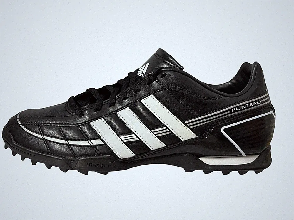 Adidas Black Puntero VI TRX TF Soccer Indoor Turf Cleats Men's Size 8; W 9.5 NEW