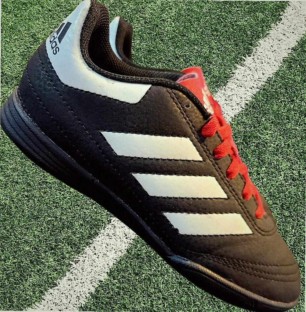 Adidas Black/White/Red Turf Child GOLETTO VI Kids CLEATS 1.5 Sports Soccer...