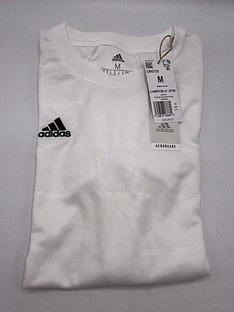 Adidas Campeon 21 Jersey Women's Size M White Soccer Jersey Shirt GN5735 New