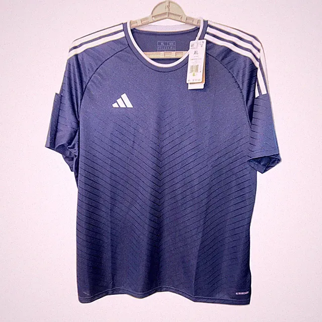 Adidas Campeon 23 Jersey Mens XL Navy Blue Slim Fit Soccer Athletic Shirt