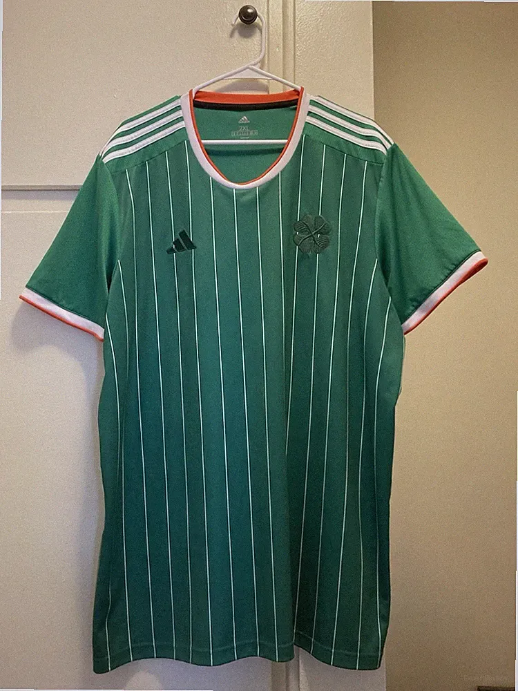Adidas Celtic FC 2024 Irish Origins Football Soccer Jersey Green Sz 2XL Ireland