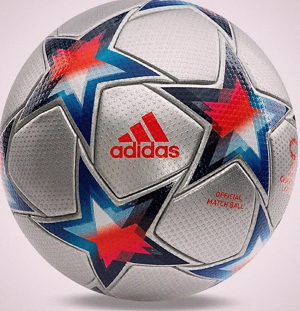 ADIDAS CHAMPIONS LEAGUE 2022-23 SOCCER BALL SILVER/RED SIZE 5 OMB FIFA APPROVED