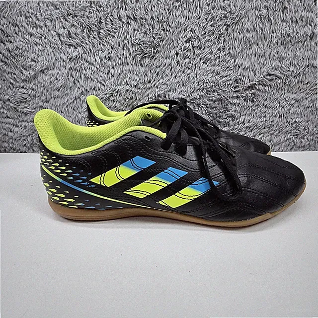 Adidas Cleats Mens US 9 Black Stripes Copa Sense.4 Flexible Ground Cleats Shoes