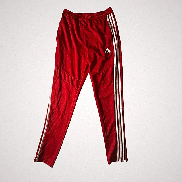 Adidas Climacool Training Pants Size Medium Red White Soccer Track Joggers