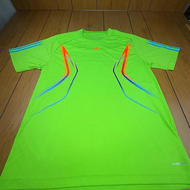 Adidas Climalite UEFA Champions League Soccer Jersey Neon Green Mens Large