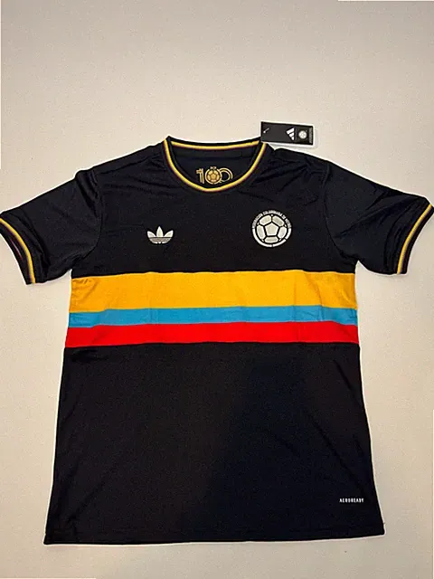Adidas Colombia 2024 100 Year Anniversary Jersey - Black (Multiple Sizes)