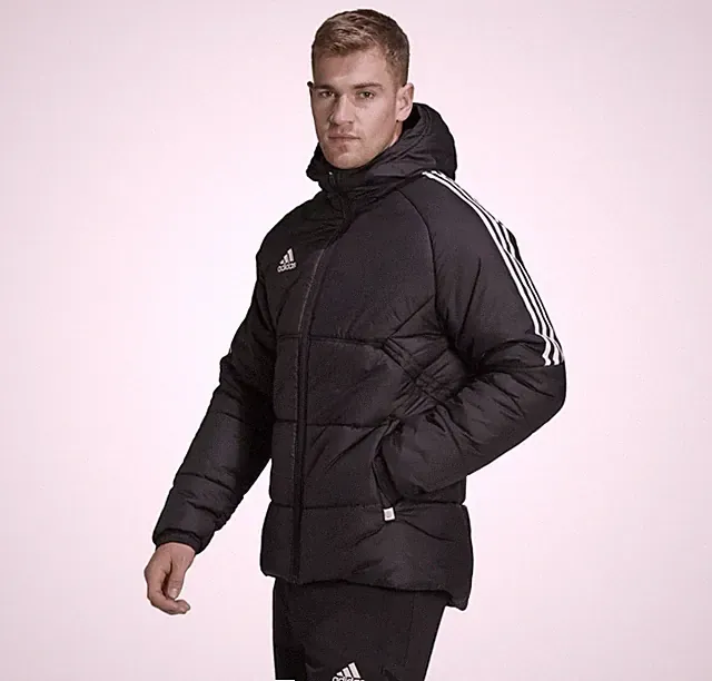 Adidas Condivo 22 Winter Padded Jacket (H21280) Black Coat Full Zip Men's Small