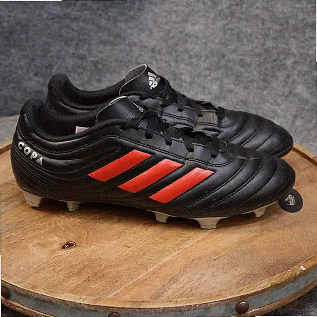 Adidas Copa 19.4 FG Soccer Cleats Shoes Mens Size 9 US Black Red Leather F35498