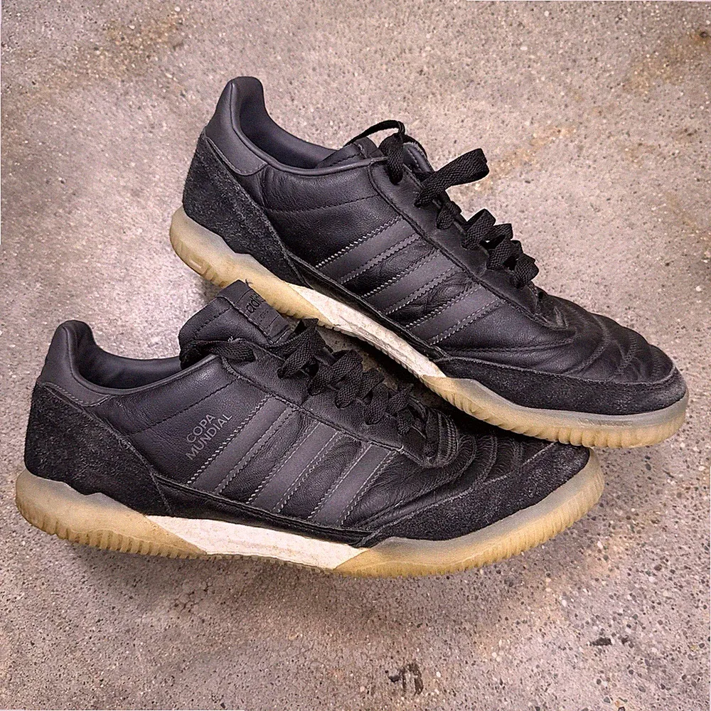 Adidas Copa Gloro Mens 11 Indoor Soccer Shoes Black Gum Bottom Suede G58624