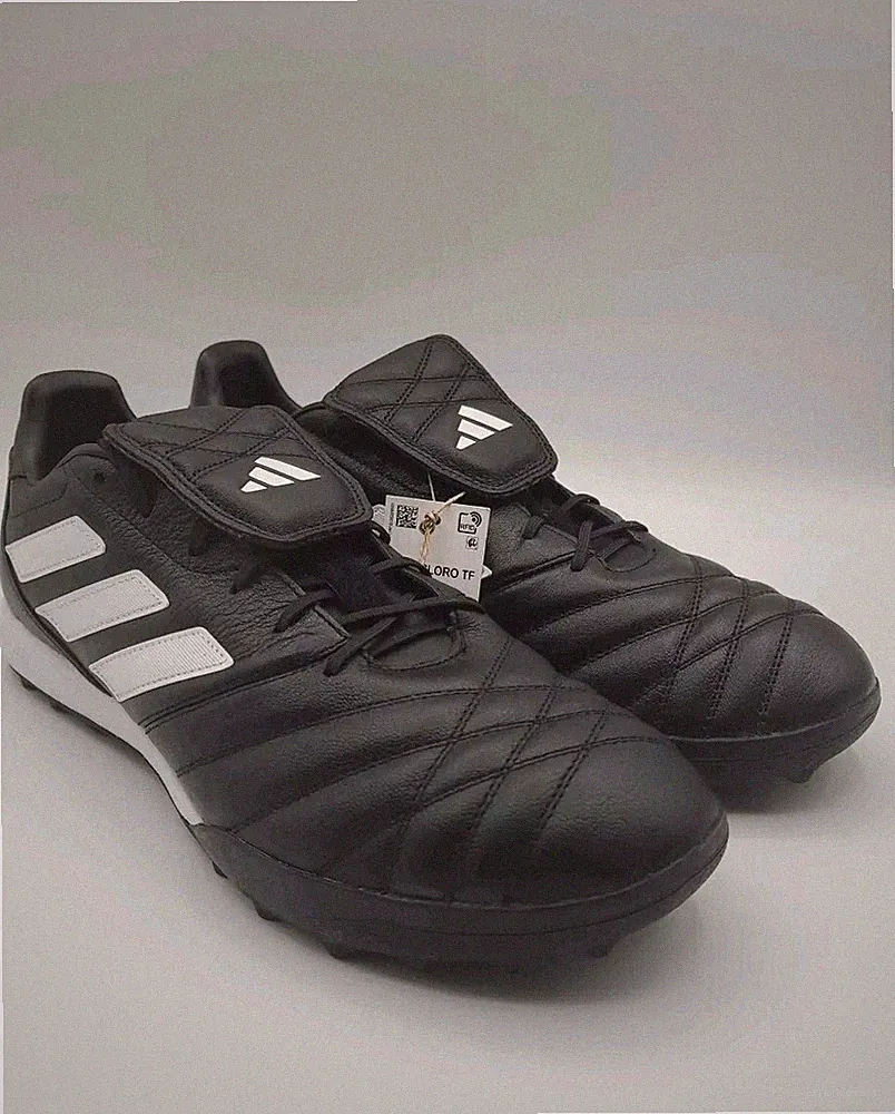 Adidas Copa Gloro TF Low Men’s Size 12 Turf Soccer Cleats Black White FZ6121 New