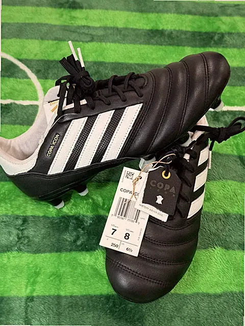 Adidas Copa Icon FG Soccer Cleats Mens Size 6/Womens 7 Black White