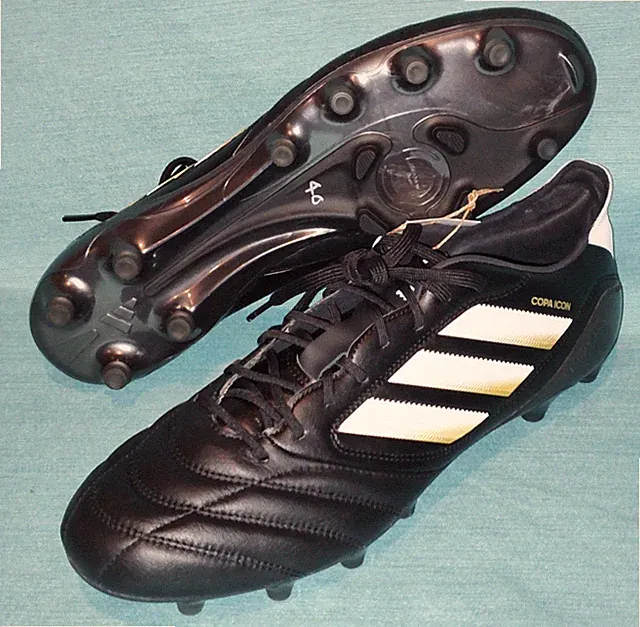 Adidas Copa Icon II FG/AG Soccer Cleats Black/White/Gold JI2439 Men's Size 13