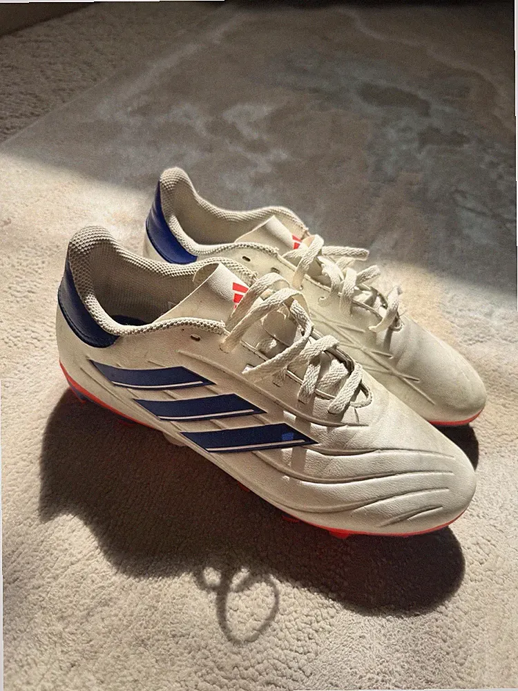 Adidas Copa Icon II FG Soccer Cleats - Men's Size 8 - White/Black/Ruby
