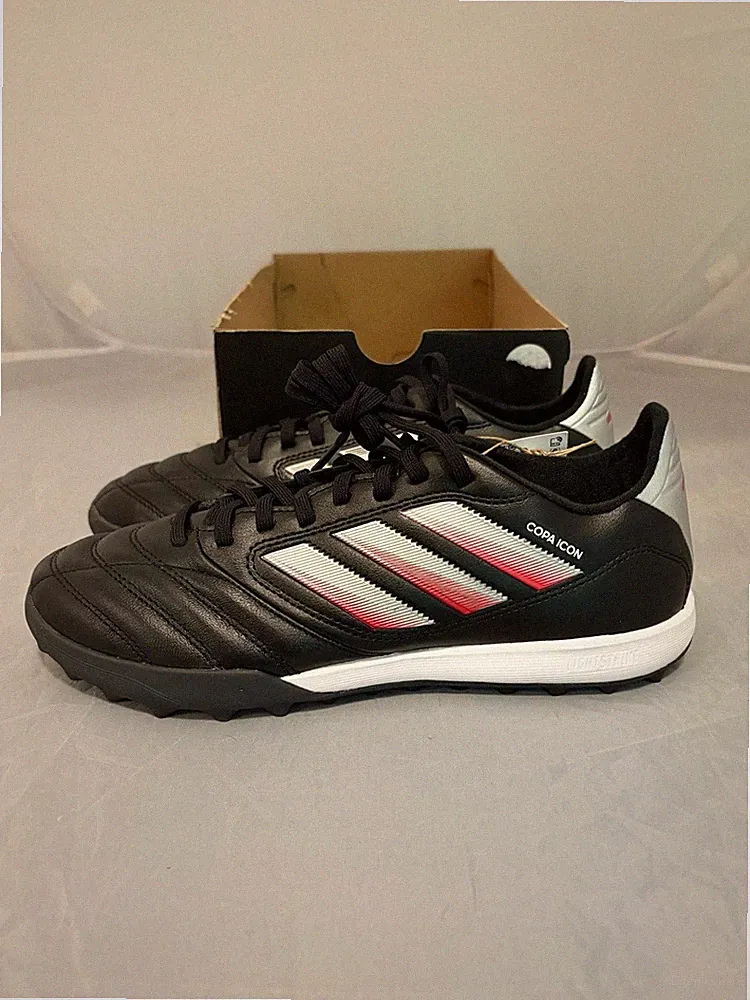 Adidas Copa Icon II pro tf indoor black silver soccer cleats men’s 7.5 JQ8616