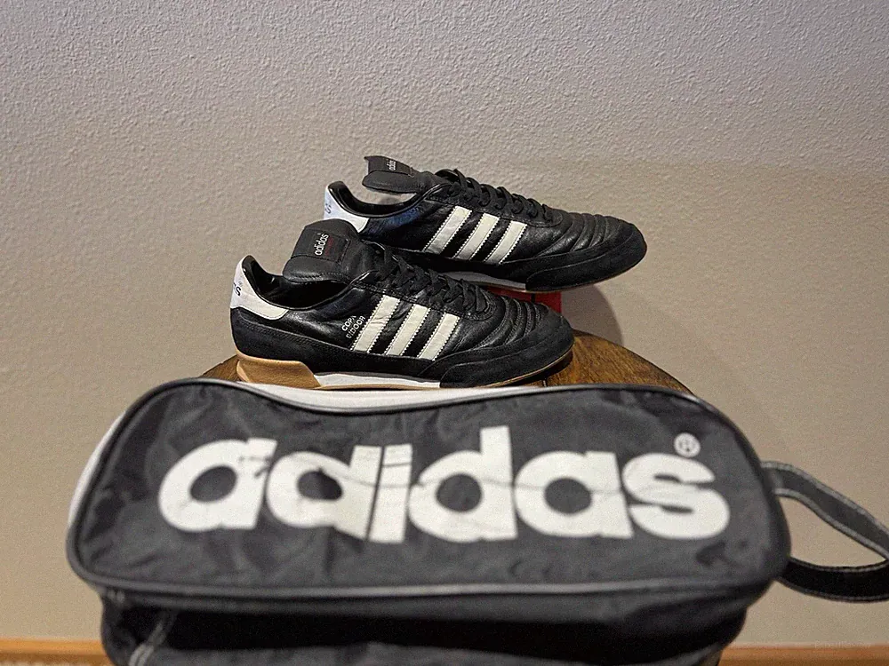 adidas Copa Indoor Vintage Soccer Shoes Mens 9.5 Futbol Cleats BUNDLE + adi BAG