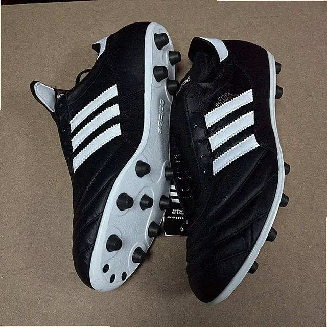 Adidas Copa Mundial Cleats Soccer Men Leather Black US 9.5 / UK 9 Futbol New
