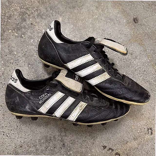 Adidas Copa Mundial FG Leather Football Soccer Cleats 015110 Black Mens US 7