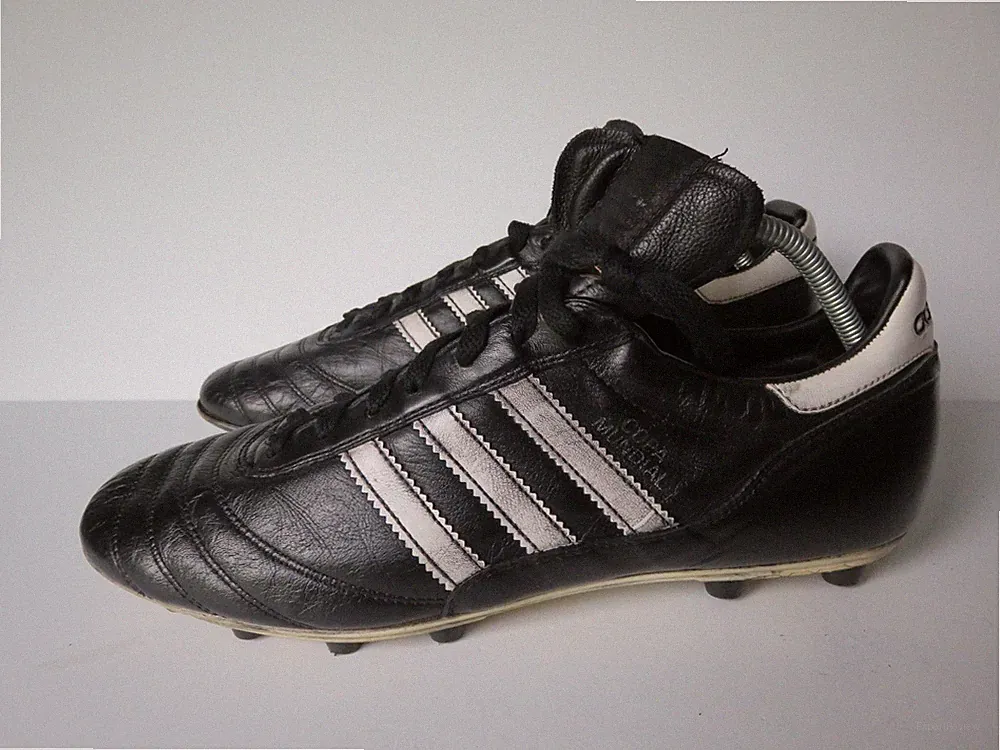Adidas Copa Mundial FG Leather Soccer Cleats Black White Mens Size 10.5 Germany
