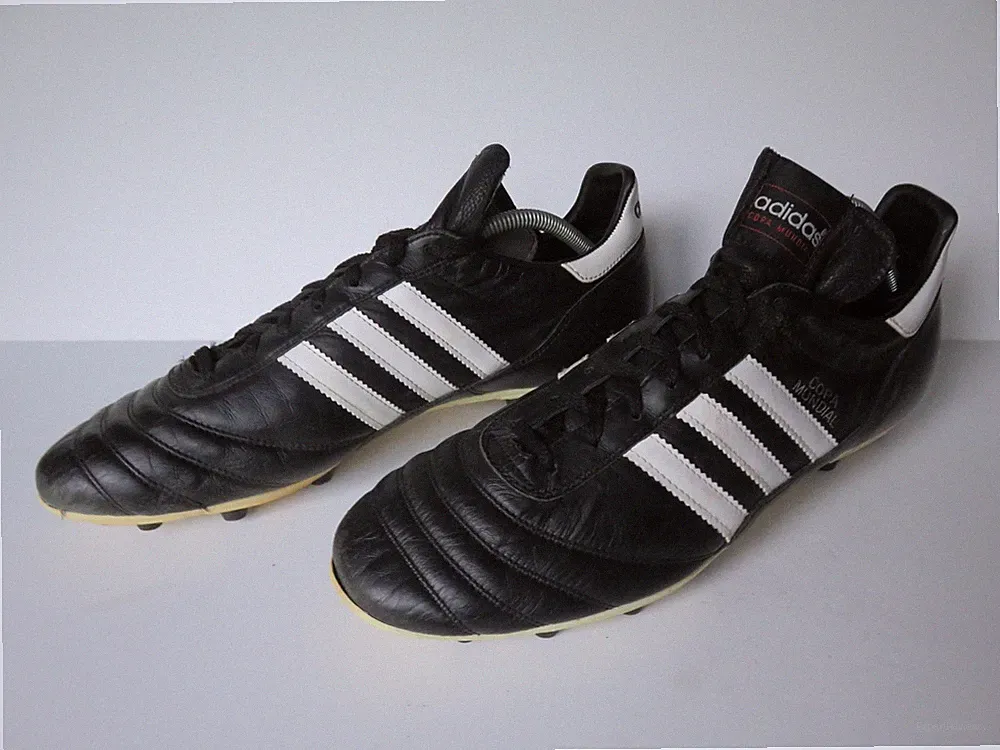 Adidas Copa Mundial FG Leather Soccer Cleats Black White Mens Size 12 Germany