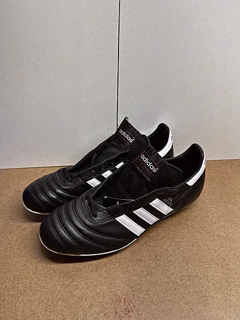 Adidas Copa Mundial FG Soccer Cleats Black White 015110 Mens Size 10.5 Leather