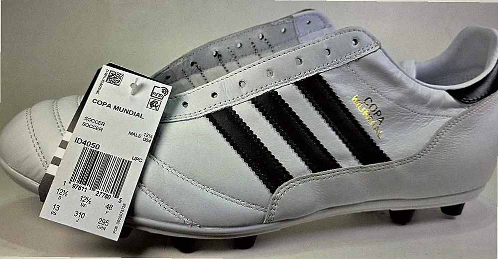 Adidas Copa Mundial FG Soccer Cleats Mens Size 13 White Leather Germany ID4050