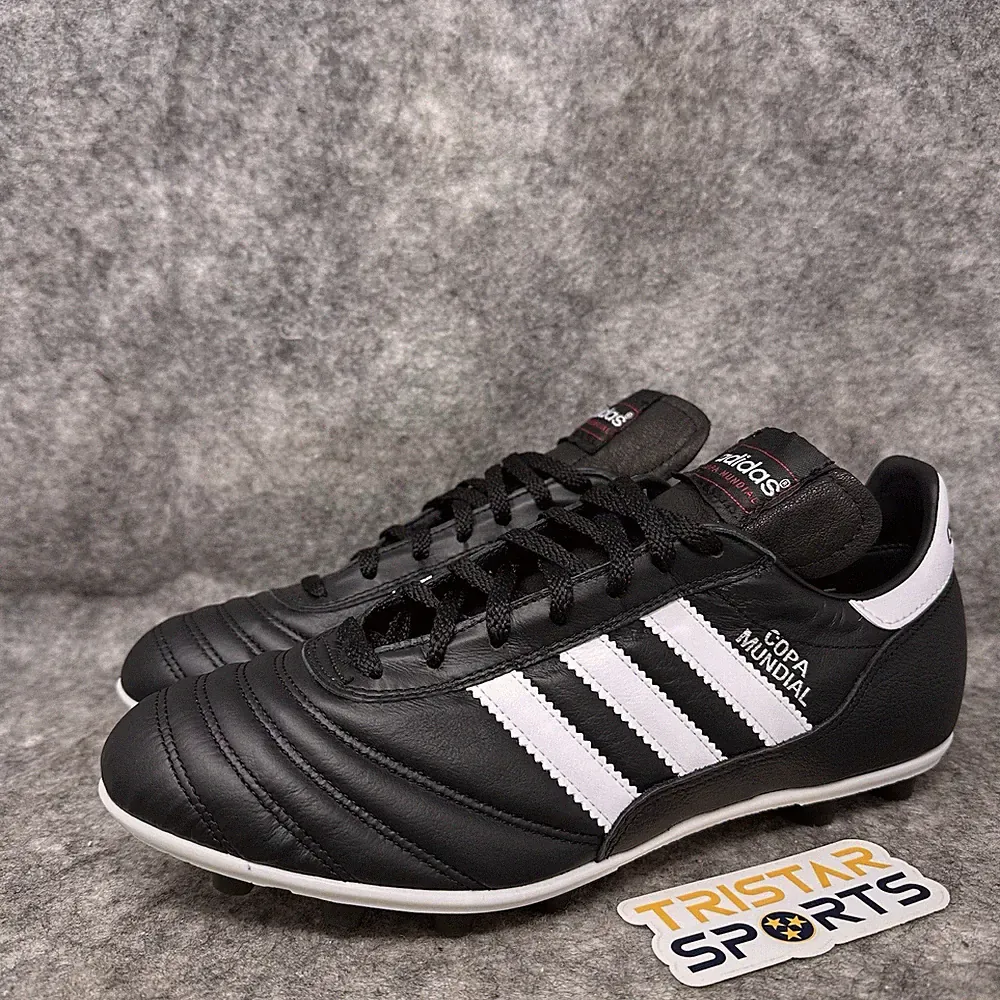 Adidas Copa Mundial FG Soccer Cleats Mens Sz 9.5 Black Leather Germany 015110