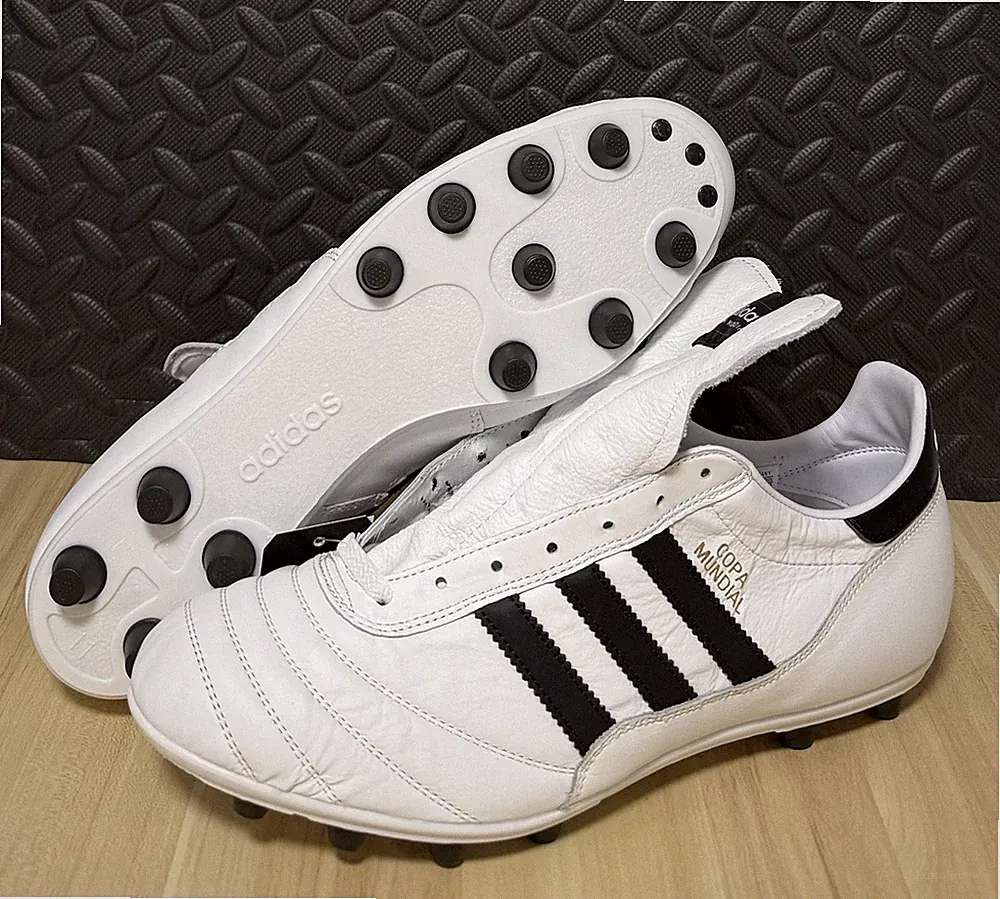 Adidas Copa Mundial FG Soccer Cleats White Black Gold ID4050 Mens Size 10