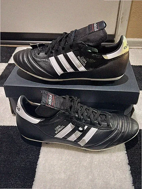 Adidas Copa Mundial Leather Men's Size 11 Soccer Cleats Black 015110 Germany New