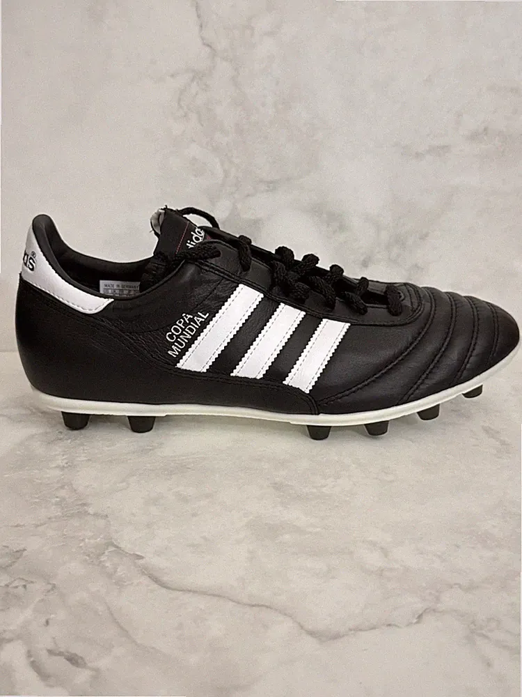 Adidas Copa Mundial Leather Soccer Cleats Black Made In Germany 015110 Size 10.5