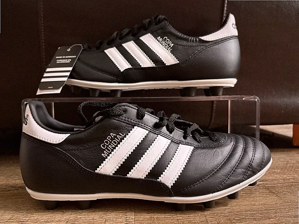 Adidas Copa Mundial Leather Soccer Cleats Black Sz 10 Made In Germany 015110