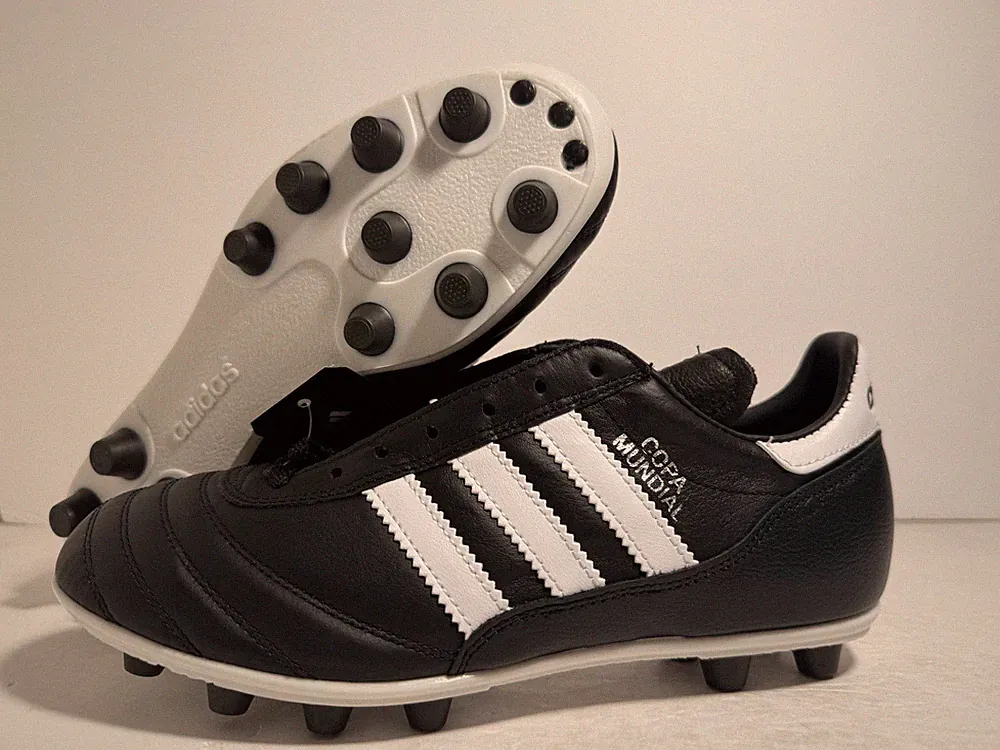 Adidas Copa Mundial Leather Soccer Cleats Black White 015110 Men Size 6-16 US